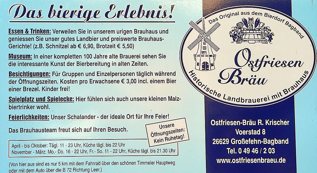 Ostfriesenbräu Bagband